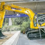 Komatsu PC210E first electric excavator